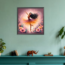 Load image into Gallery viewer, Diamond Painting - Full Round - dancing girl (30*30CM)

