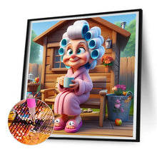 Load image into Gallery viewer, Diamond Painting - Full Round - cute grandma (30*30CM)
