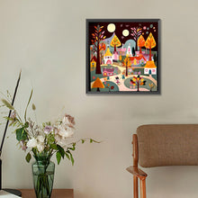 Load image into Gallery viewer, Diamond Painting - Full Round - abstract house (30*30CM)
