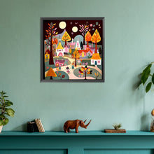 Load image into Gallery viewer, Diamond Painting - Full Round - abstract house (30*30CM)
