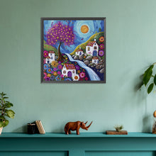 Load image into Gallery viewer, Diamond Painting - Full Round - abstract house (30*30CM)
