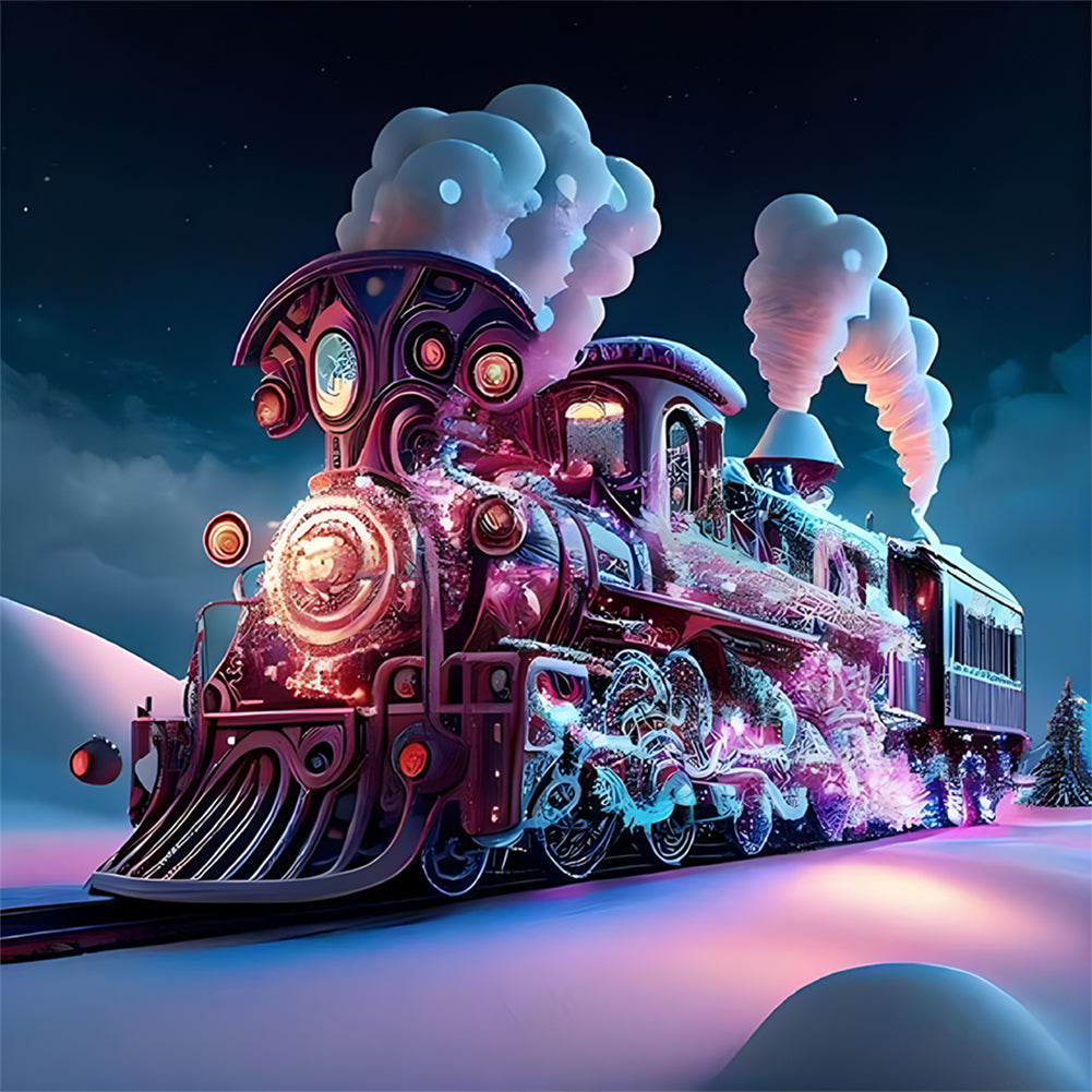 Diamond Painting - Full Round - train (30*30CM)