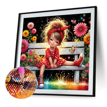 Load image into Gallery viewer, Diamond Painting - Full Round - flower cluster child (40*40CM)
