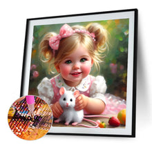 Load image into Gallery viewer, Diamond Painting - Full Round - Adorable children (40*40CM)
