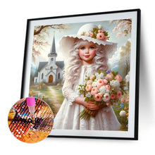 Load image into Gallery viewer, Diamond Painting - Full Round - garden child (40*40CM)
