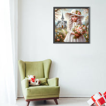 Load image into Gallery viewer, Diamond Painting - Full Round - garden child (40*40CM)
