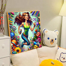 Load image into Gallery viewer, Diamond Painting - Full Round - handmade girl (40*40CM)
