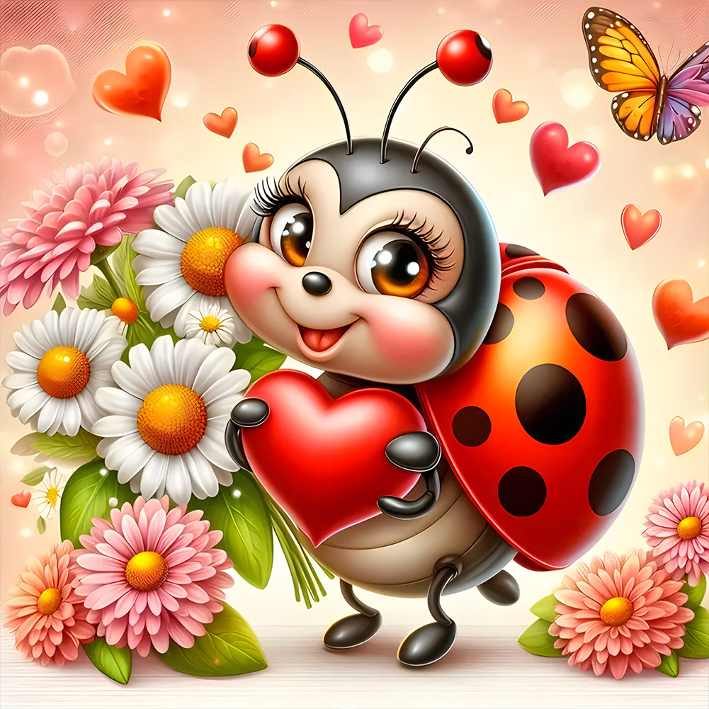 Diamond Painting - Full Round - ladybug (40*40CM)