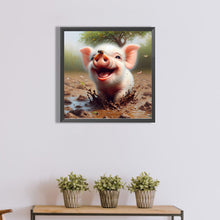 Load image into Gallery viewer, Diamond Painting - Full Round - pet piggy (40*40CM)
