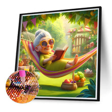 Load image into Gallery viewer, Diamond Painting - Full Round - Funny grandma (40*40CM)
