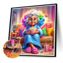 Load image into Gallery viewer, Diamond Painting - Full Round - Funny grandma (40*40CM)
