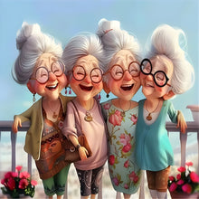 Load image into Gallery viewer, Diamond Painting - Full Round - Funny grandma (40*40CM)
