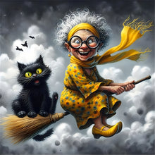 Load image into Gallery viewer, Diamond Painting - Full Round - Funny grandma (40*40CM)

