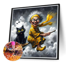 Load image into Gallery viewer, Diamond Painting - Full Round - Funny grandma (40*40CM)
