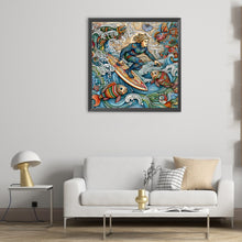Load image into Gallery viewer, Diamond Painting - Full Round - color surfer (50*50CM)
