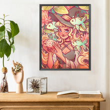 Load image into Gallery viewer, Diamond Painting - Full Round - magic girl (30*40CM)
