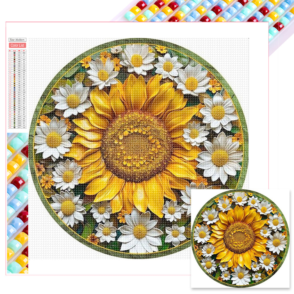 Diamond Painting - Full Square - sunflower (30*30CM)