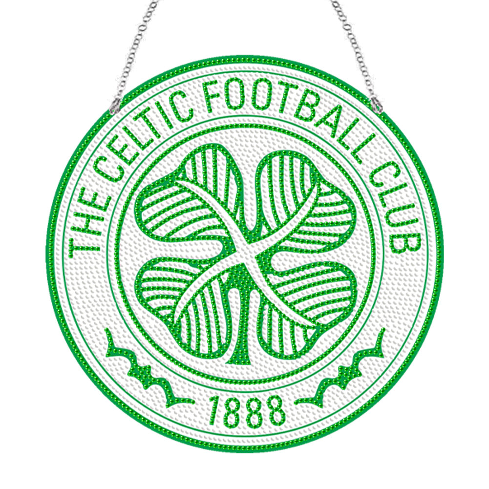 Suncatcher Celtic Club Diamond Painting Art Pendant Christmas Home Windows Decor