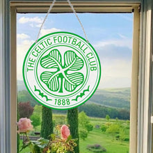 Load image into Gallery viewer, Suncatcher Celtic Club Diamond Painting Art Pendant Christmas Home Windows Decor
