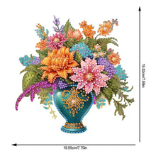 Load image into Gallery viewer, Acrylic Flower Vase Diamond Painting Desktop Decorations Home Bedroom Decoration
