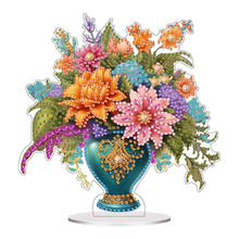 Load image into Gallery viewer, Acrylic Flower Vase Diamond Painting Desktop Decorations Home Bedroom Decoration
