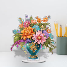 Load image into Gallery viewer, Acrylic Flower Vase Diamond Painting Desktop Decorations Home Bedroom Decoration
