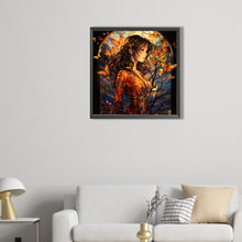 Load image into Gallery viewer, AB Diamond Painting - Full Round - girl glass art (40*40CM)
