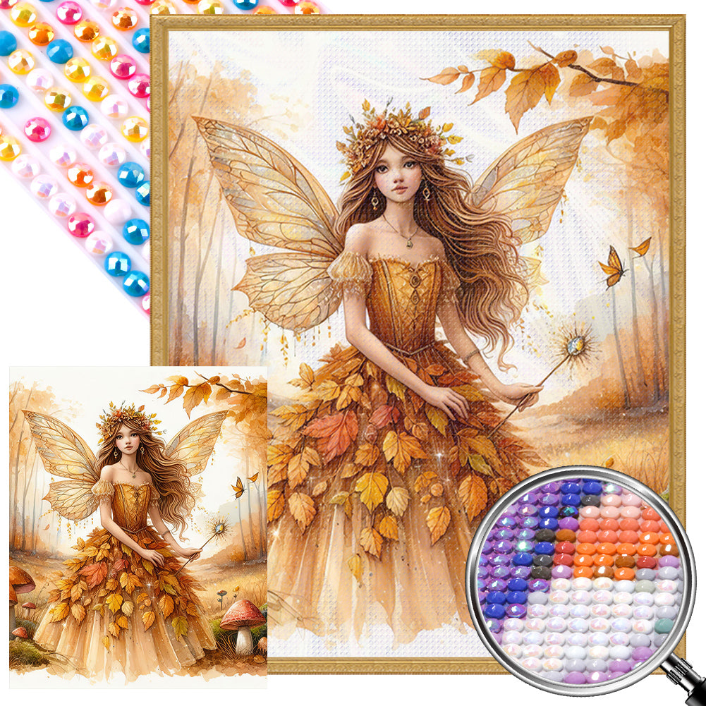 AB Diamond Painting - Full Round - Autumn Fairy (40*50CM)