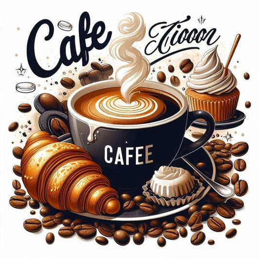Diamond Painting - Full Round - coffee (30*30CM)