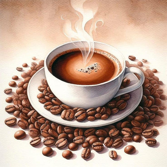 Diamond Painting - Full Round - coffee (30*30CM)