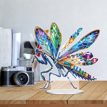 Load image into Gallery viewer, Acrylic Rose Table Top Diamond Painting Ornament Kits Lamp for Home Office Decor
