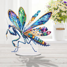 Load image into Gallery viewer, Acrylic Rose Table Top Diamond Painting Ornament Kits Lamp for Home Office Decor
