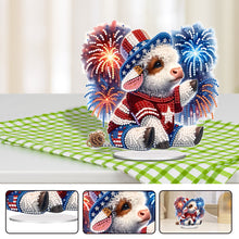 Load image into Gallery viewer, Acrylic Rose Table Top Diamond Painting Ornament Kits Lamp for Home Office Decor
