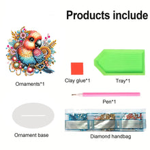 Load image into Gallery viewer, Acrylic Rose Table Top Diamond Painting Ornament Kits Lamp for Home Office Decor
