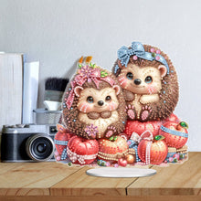 Load image into Gallery viewer, Acrylic Rose Table Top Diamond Painting Ornament Kits Lamp for Home Office Decor
