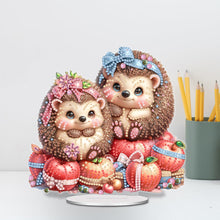 Load image into Gallery viewer, Acrylic Rose Table Top Diamond Painting Ornament Kits Lamp for Home Office Decor
