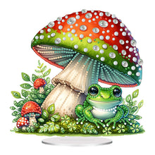 Load image into Gallery viewer, Acrylic Rose Table Top Diamond Painting Ornament Kits Lamp for Home Office Decor
