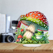 Load image into Gallery viewer, Acrylic Rose Table Top Diamond Painting Ornament Kits Lamp for Home Office Decor
