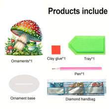 Load image into Gallery viewer, Acrylic Rose Table Top Diamond Painting Ornament Kits Lamp for Home Office Decor
