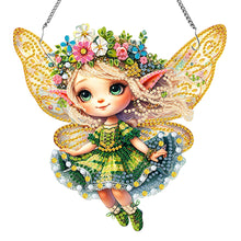 Load image into Gallery viewer, Acrylic Special Shaped Elf Animal Hanging Diamond Art Kits Bedroom Decoration
