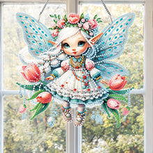 Load image into Gallery viewer, Acrylic Special Shaped Elf Animal Hanging Diamond Art Kits Bedroom Decoration
