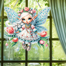 Load image into Gallery viewer, Acrylic Special Shaped Elf Animal Hanging Diamond Art Kits Bedroom Decoration
