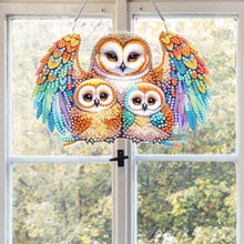 Load image into Gallery viewer, Acrylic Special Shaped Elf Animal Hanging Diamond Art Kits Bedroom Decoration
