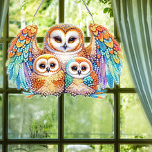 Load image into Gallery viewer, Acrylic Special Shaped Elf Animal Hanging Diamond Art Kits Bedroom Decoration
