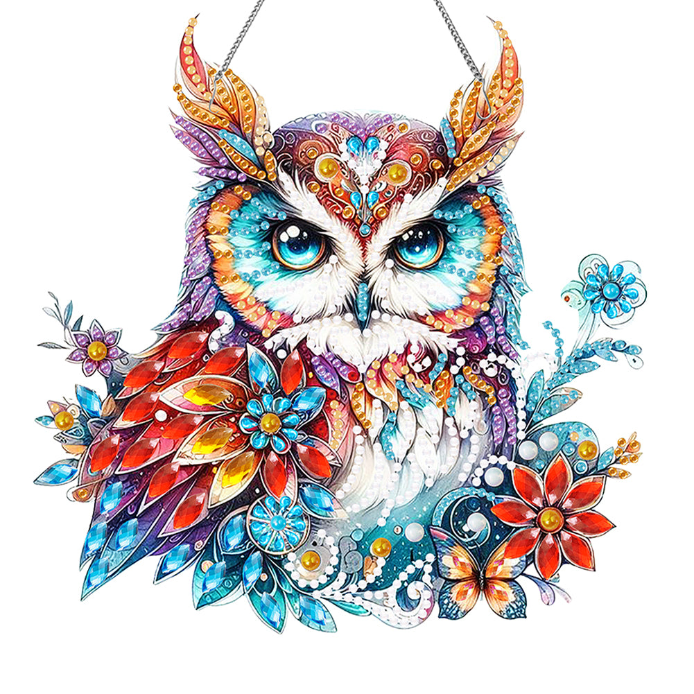 Acrylic Special Shaped Elf Animal Hanging Diamond Art Kits Bedroom Decoration