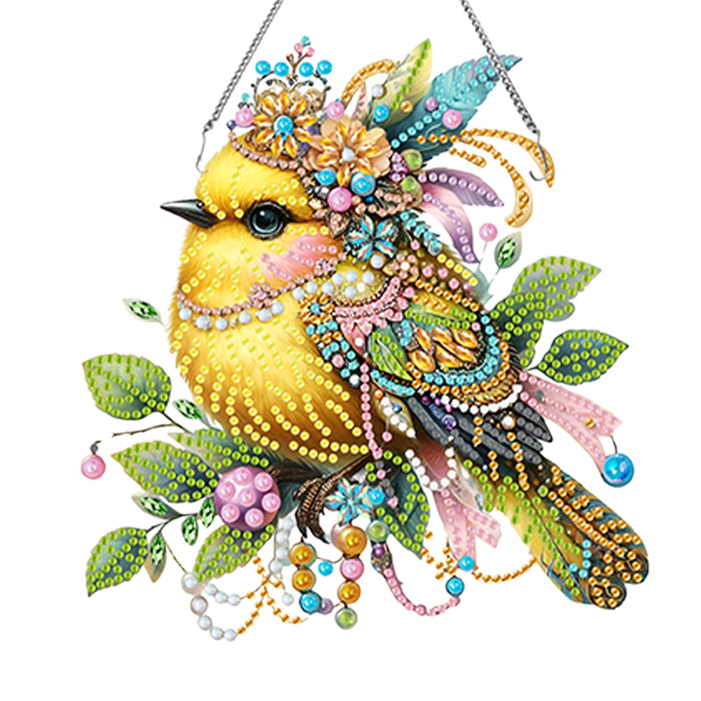 Acrylic Special Shaped Elf Animal Hanging Diamond Art Kits Bedroom Decoration