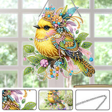 Load image into Gallery viewer, Acrylic Special Shaped Elf Animal Hanging Diamond Art Kits Bedroom Decoration
