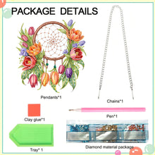 Load image into Gallery viewer, Acrylic Special Shaped Flowers Plants 5D DIY Diamond Dream Catcher Pendant Craft
