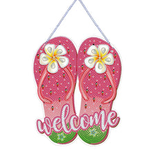 Load image into Gallery viewer, Acrylic Summer Vibe 5D DIY Diamond Painting Dots Pendant for Garden Window Decor
