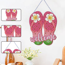 Load image into Gallery viewer, Acrylic Summer Vibe 5D DIY Diamond Painting Dots Pendant for Garden Window Decor
